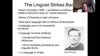 Ling 201 - Intro Linguistics - Primate Language Studies