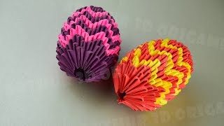 3D Origami Paper Egg for Easter ♡ Awesome Clear Tutorial