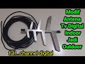 Modif Mengganti Kabel Antena Tv Digital Indoor Menjadi Outdoor