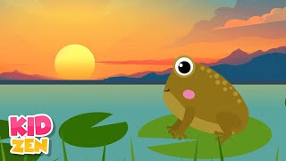 Relaxing Music for Kids: Good Morning Sunshine 🐸 Cute Sleeping Video for Babies
