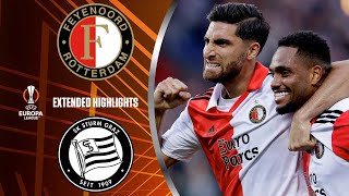 Feyenoord vs. Sturm Graz: Extended Highlights | UEL Group Stage MD 2 | CBS Sports Golazo - Europe
