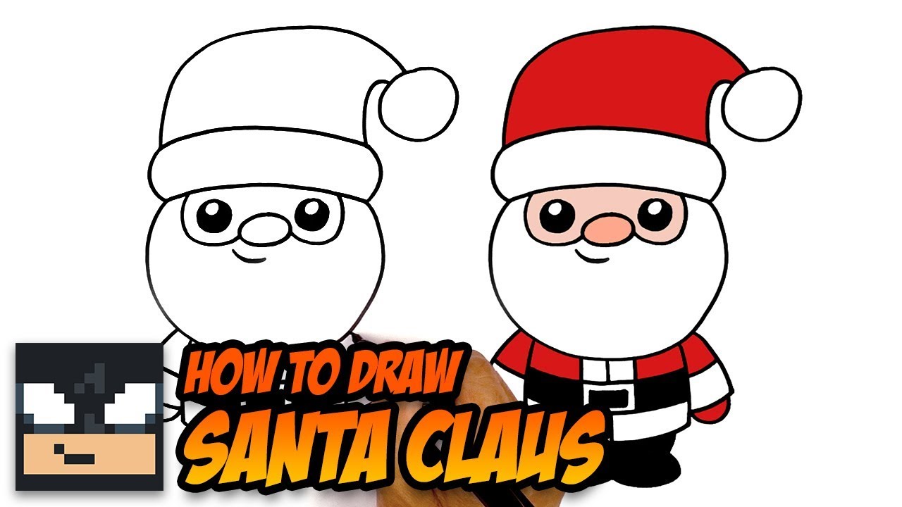 How To Draw Santa Claus | Christmas Tutorial - YouTube