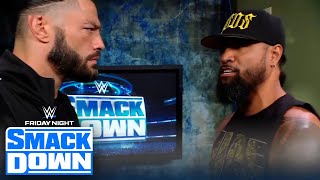 Jimmy Uso stands up to Roman, ‘For a year I’ve watched you abuse Jey!’ | FRIDAY NIGHT SMACKDOWN