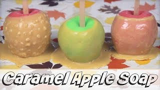 DIY CARAMEL APPLE SOAP - Soap Making For Beginners | SoCraftastic