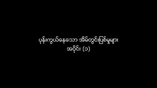 ပုန္းကြယ္ေနေသာအိမ္တြင္းျပစ္မႈမ်ား - ၁