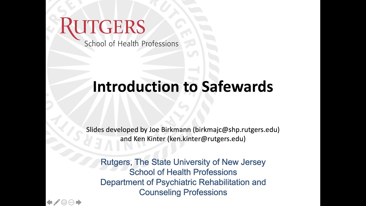 Introduction To Safewards Youtube