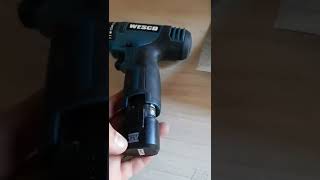 parafusadeira  e furadeira  Wesco 12v