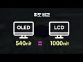 선명한 화질은 기본 블루라이트 방출량이 적어 눈의 피로까지 최소화하는 oled tv