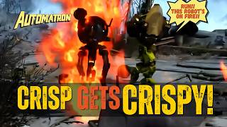 Robot Catches Fire and has Existential Crisis | Fallout 4 Robot Army Stream Highlight