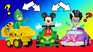 PJ Masks and Paw Patrol have their superhero cars switched