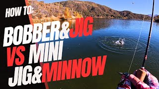 How To Catch Stocked Trout -  Bobber and Jig vs Minnows and Mini Jigs