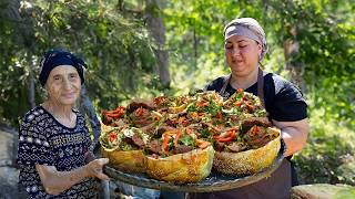 Delicious Meat Bowls Prepared from Fresh Vegetables | Village Life