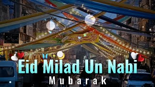 Eid Milad Un Nabi Mubarak New Status|12 Rabi Ul Awwal Status2023|Islamic Status|•Iqbal Editx 7k•