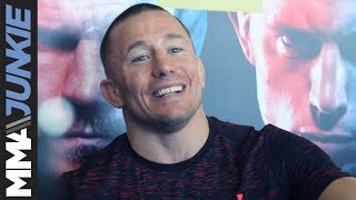 Georges St-Pierre's full UFC 217 media scrum in Montreal