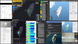 台灣地震: 2025/01/23 15:46 臺南市南化區 M4.1 最大震度4 (114030)