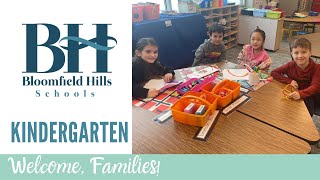 Bloomfield Hills Schools Kindergarten Orientation 2024