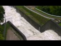 2013_09_04_石手川ダム（愛媛県松山市）放流シーン_その2（isitegawa dam）