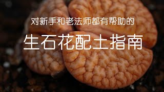 生石花入门第六期 配土的个人思路