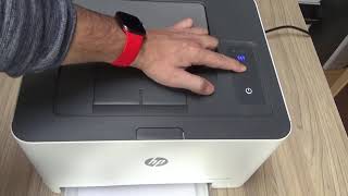 HP Color Laser 150nw / 150a - How to print Configuration Report and Supplies Information