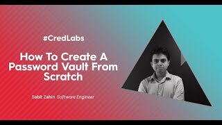 How to create a password vault from scratch with Python