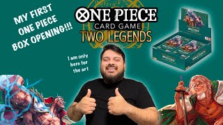 OUR FIRST ONE PIECE BOOSTER BOX! | One Piece: TWO LEGENDS Booster Box Opening #onepiece #onepiecetcg