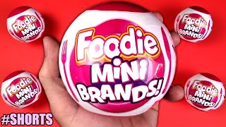 Opening FOODIE MINI BRANDS - They Are Awesome! #shorts