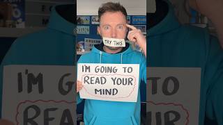 Read YOUR Mind in 1 Minute #magic #mindreader #shorts