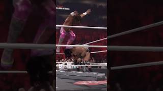 Seth Rollins Curb Stomp Drew Mcintyre on Steel Ladder #sethrollins #drewmcintyre #shorts