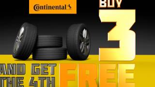 Continental Special Tyre Promotion | JAX Tyres