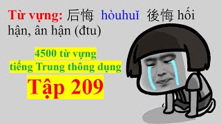 4500 từ vựng tiếng Trung thông dụng - Tập 209