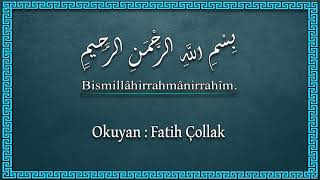 Fatih Çollak - 548.Sayfa - Mümtehine Suresi (1-5)