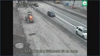 I-70 West in downtown Columbus down to 1 lane as crews make emergency pavement repairs