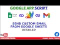 Send Custom Emails By Google App Script | 15 Minute