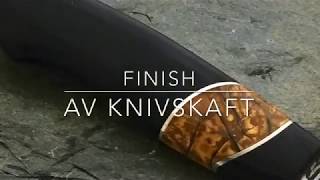 Knivmaker Hvordan overflate behandle knivskaft