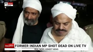 Former Indian MP Atiq Ahmed and brother shot dead on live TV