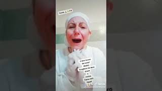 Italy nurse crying