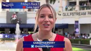 Gulfstream Park: Samantha Perry Previews Friday's Race 1