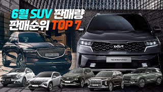 ㅈㄴ떡상한 제네시스 GV70 판매량 ㄷㄷ ( 6월 SUV 판매순위 TOP 7 )