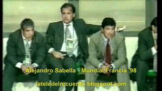 Sabella en el Mundial Francia '98