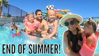 We Don't Want it to be Over! / WATER SLIDES, SNACKS and END of SUMMER FUN!