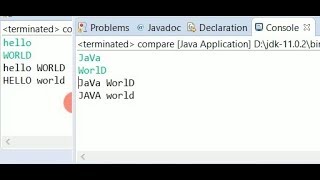 UpperCase LowerCase Conversion | Strings in JAVA | Subscribe