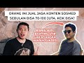 Gara-Gara Pandemi, Untung Besar Dari Jualan Jasa Konten Social Media