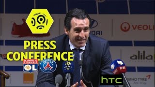 Press Conference Olympique Lyonnais - Paris Saint-Germain (1-2) - 2016/2017