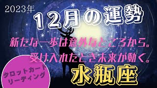 2023年12月　水瓶座♒運勢　【受け入れがたいものは未来の希望の切符となる】