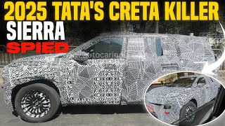 2025 Tata Sierra Spied New Details | Tata’s New Creta Killer Coming Soon | Tata Black Bird \u0026 Sierra