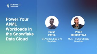 Power Your AI/ML Workloads in the Snowflake Data Cloud