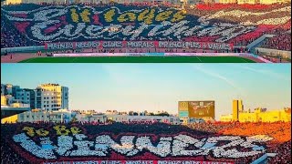 Double Tifo ultras winners 🔴⚪ ( WAC vs Ust)