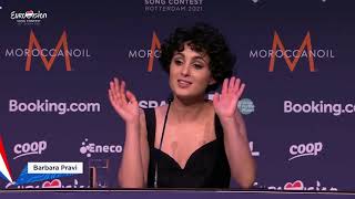 Press Conference: Barbara Pravi (France, Second Rehearsal | #Eurovision 2021)