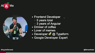 Michael Solati 🎤 Angular Elements