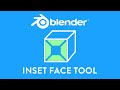 Blender Inset Face Tool Tutorial